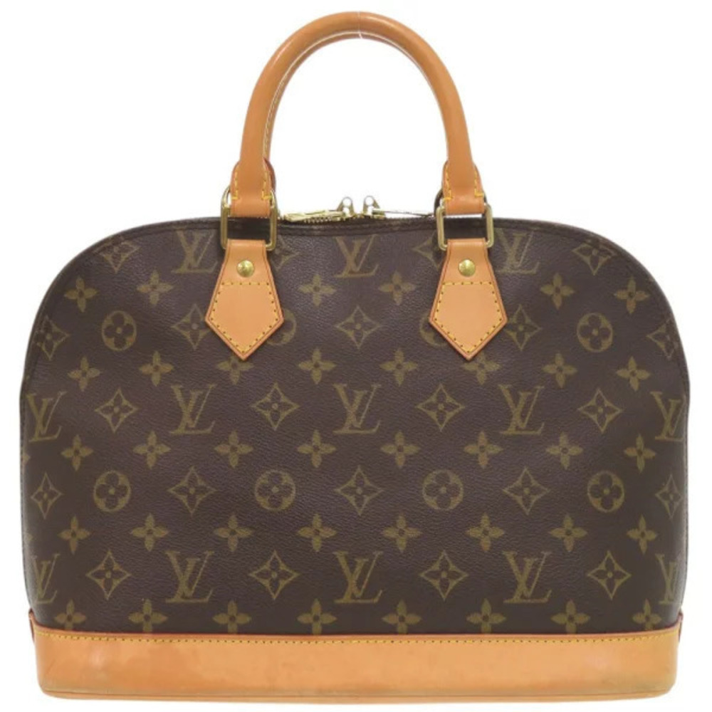 Louis Vuitton Monogram Handbag Alma LV Brown